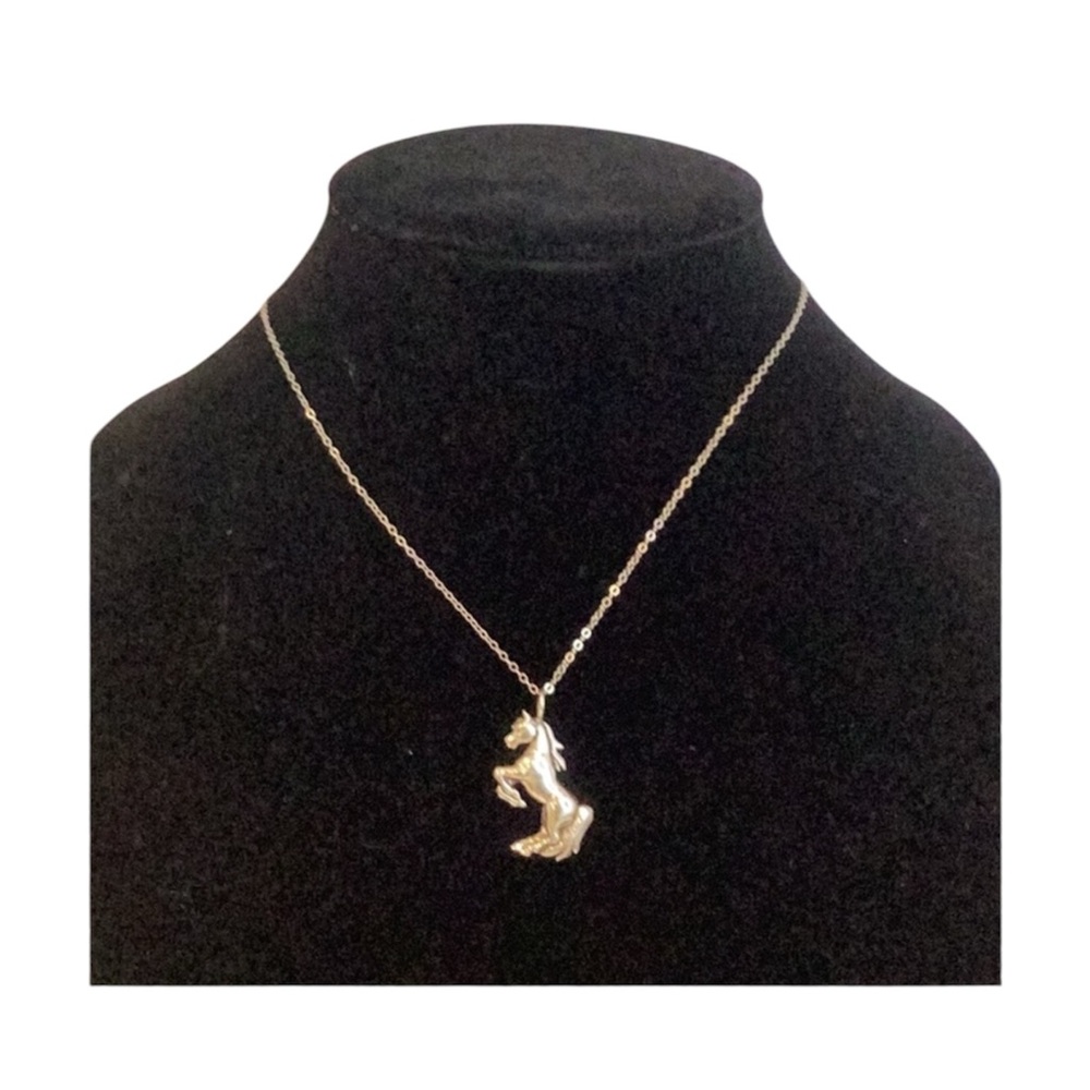 💚 Sterling Horse Necklace